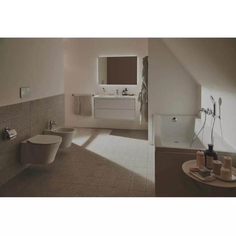 Baterie de bideu Ideal Standard Ceraline, cu ventil Pop-Up, crom